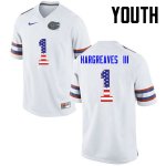 Youth Florida Gators #1 Vernon Hargreaves III NCAA Nike White USA Flag Fashion Authentic Stitched College Football Jersey UJN3762CA